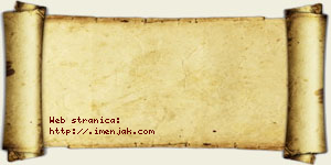 Jovana Paić vizit kartica